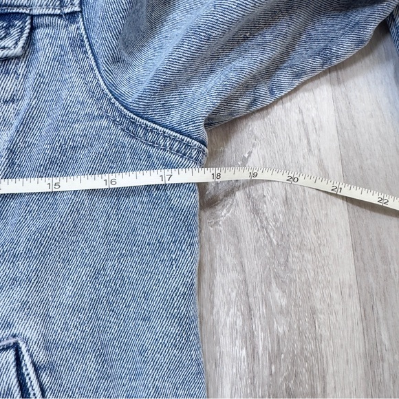 Style & Co. Light Blue Jean Jacket S - Picture 3 of 6